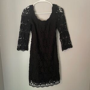 White House Black Market Lace Dress, Size 4